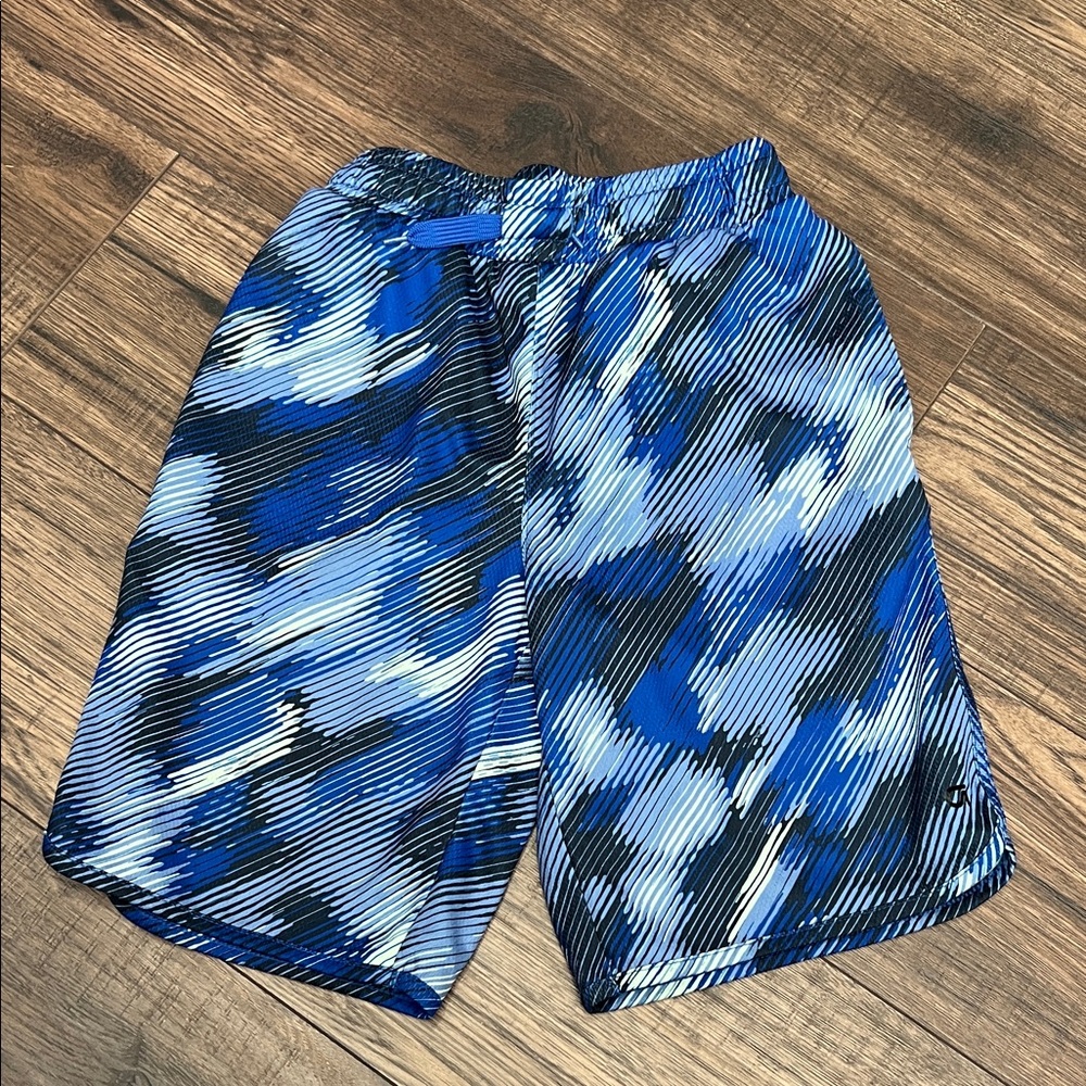 Gap Fit Blue Pattern Athletic Shorts
